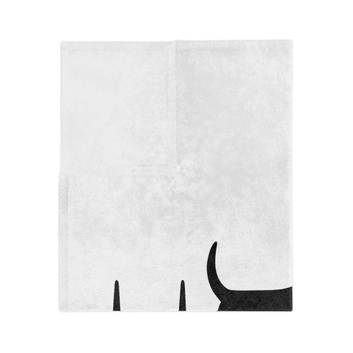 My Heart Beats For Bassets Velveteen Microfiber Blanket
