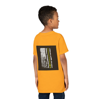 Thin Yellow Line Youth Unisex Short Sleeve Crewneck Tee