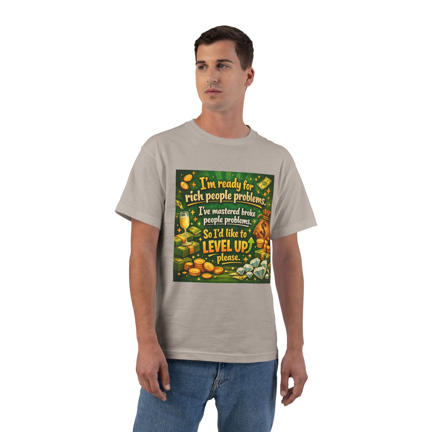 Level Up Men's Short-Sleeve Crewneck Tee