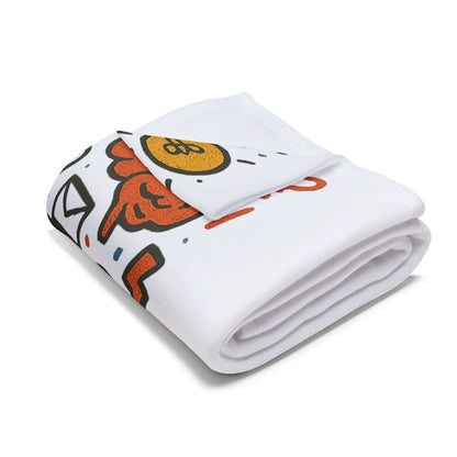 Logged Out Arctic Fleece Blanket