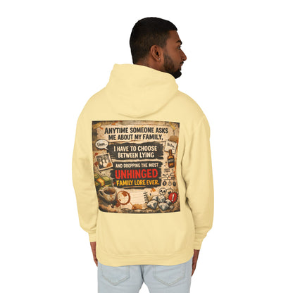 Unhinged Family Unisex Lightweight Hoodie