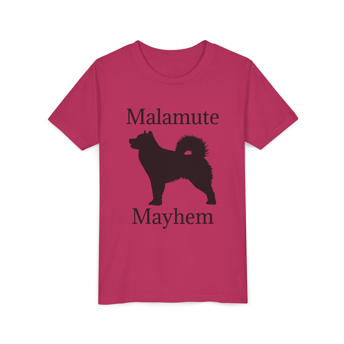 Malamute Mayhem Youth Unisex Short Sleeve Crewneck Tee