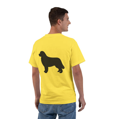 Newfie Silhouette Men's Short-Sleeve Crewneck Tee