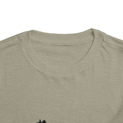 Malamute Silhouette Toddler Unisex Short Sleeve Crewneck Tee