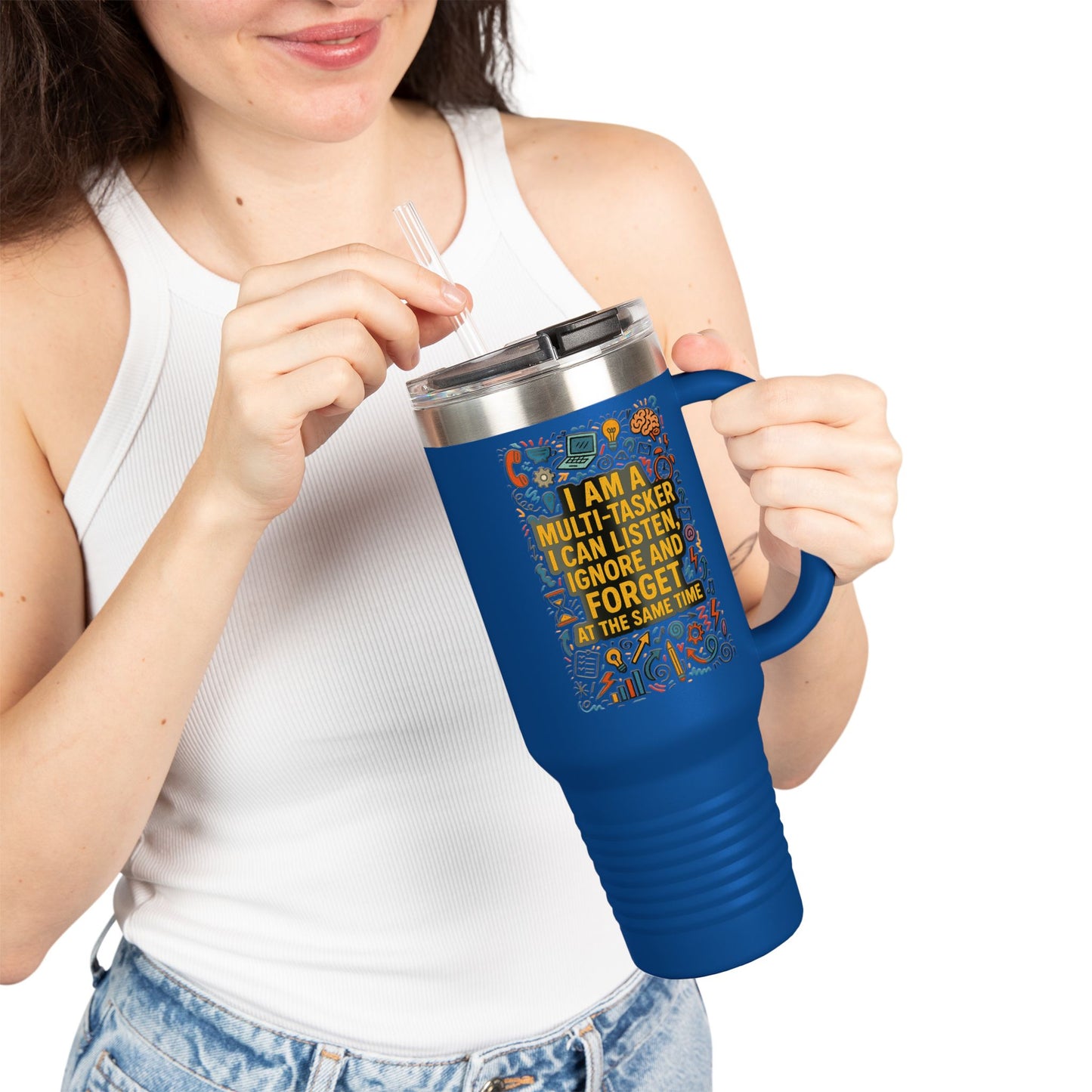 Multi-Tasker Insulated Travel Mug