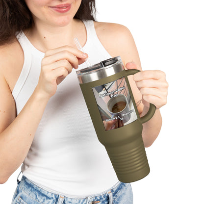National Coffee Day Insulated Travel Mug