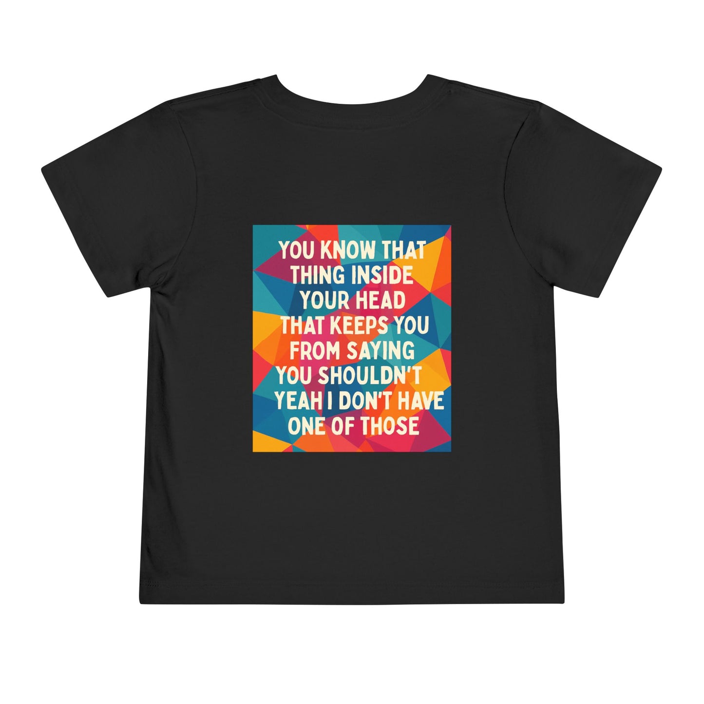 No Filter Toddler Unisex Short Sleeve Crewneck Tee