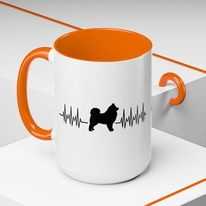 My Heart Beats For Samoyeds 2-Tone Coffee Mug