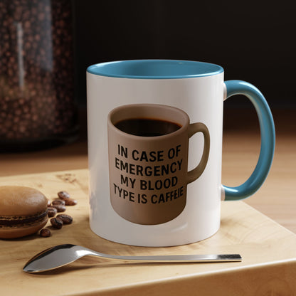 Blood Type 2-Tone Coffee Mug