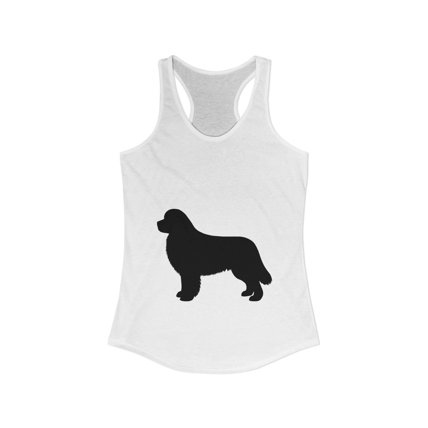 Newfie Silhouette Women's Racerback Tank