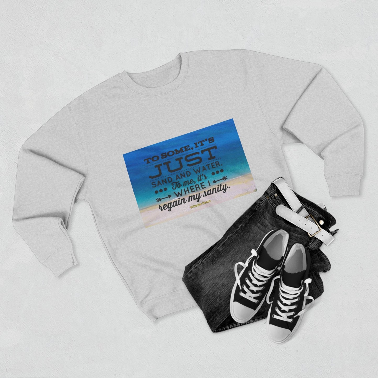 Dr. Beach Unisex Crewneck Sweatshirt