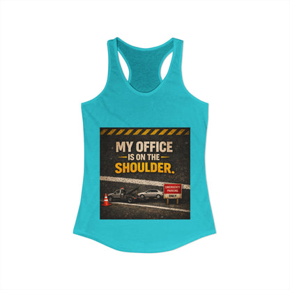 My Office Women's Racerback Tank