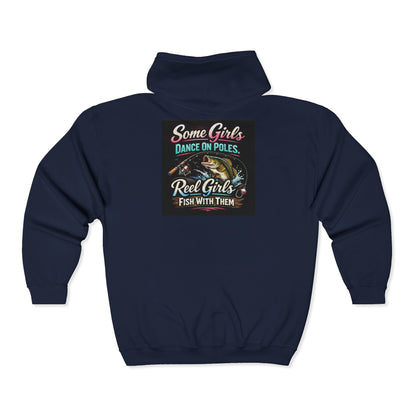 Reel Girls Unisex Full Zip Hoodie