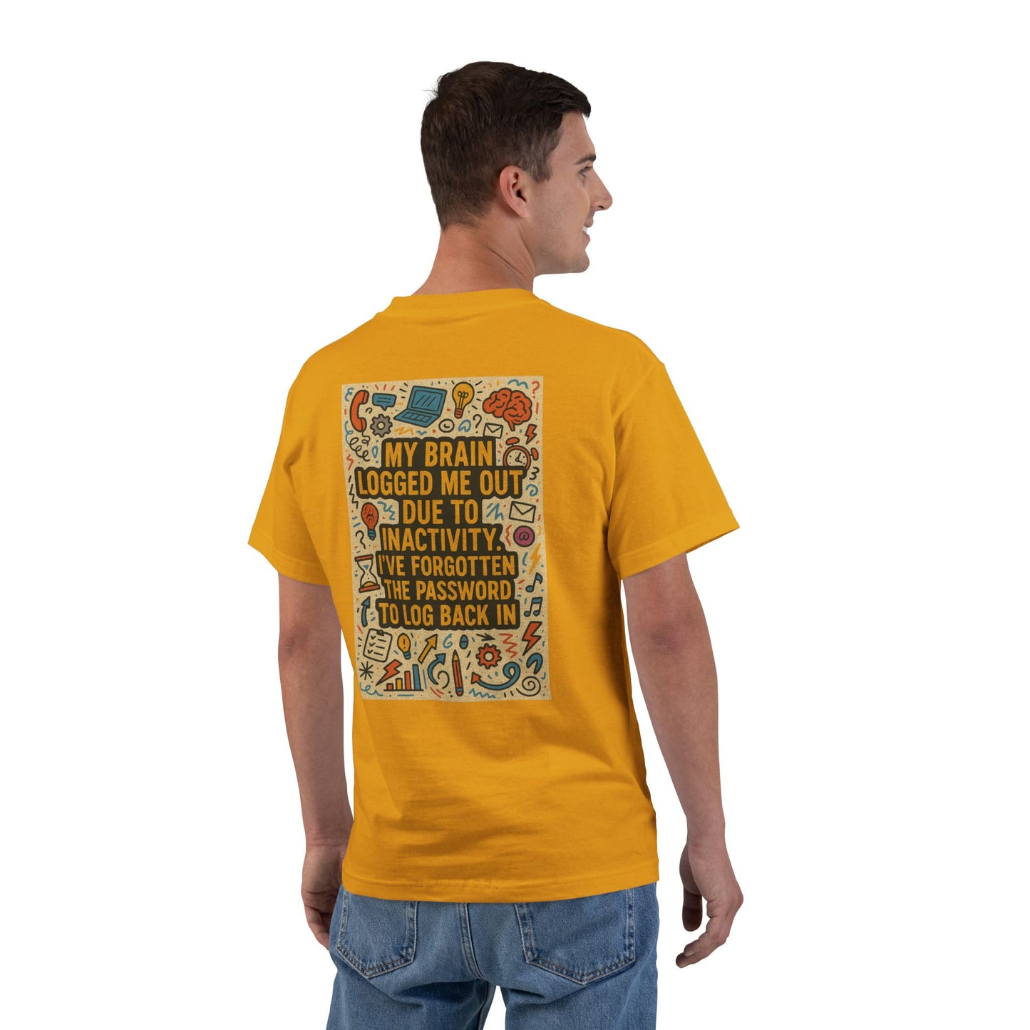 Logged Out Men's Short-Sleeve Crewneck Tee