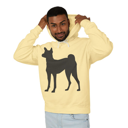 Basenji Silhouette Unisex Lightweight Hoodie