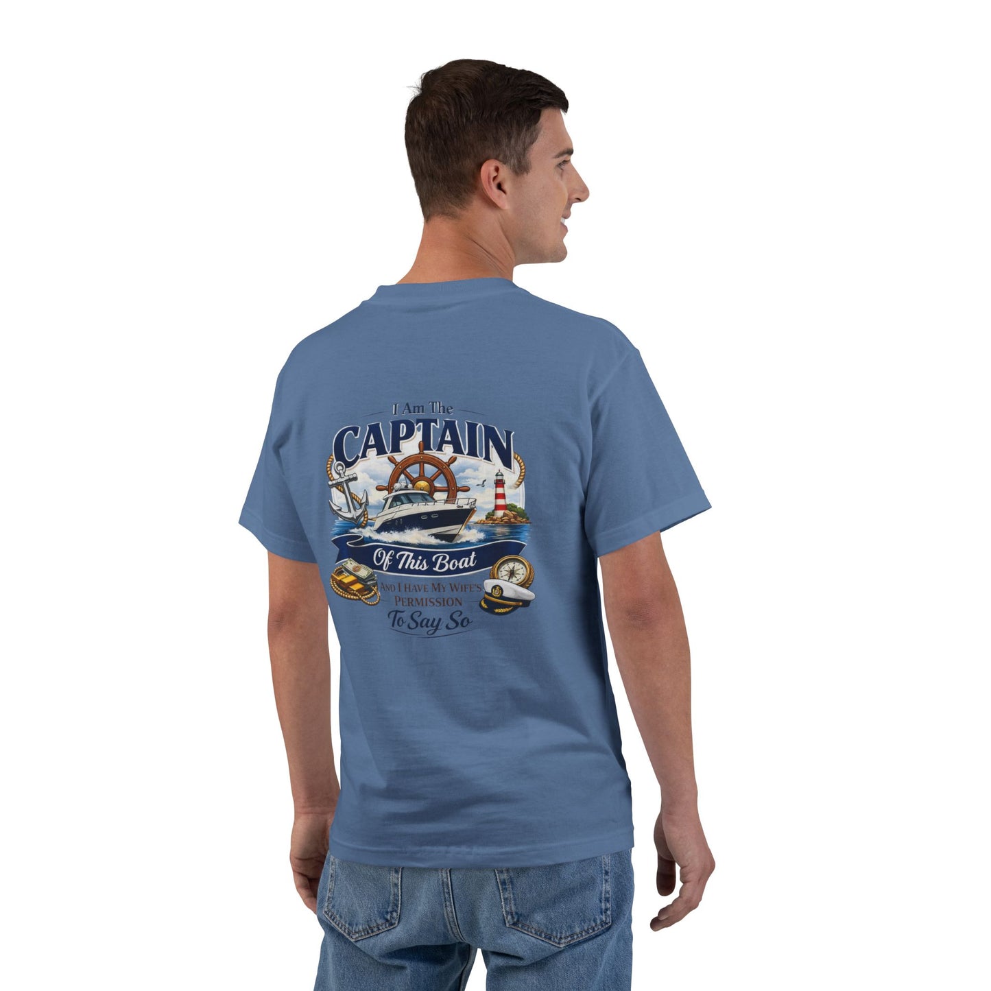 Captain Men's Short-Sleeve Crewneck Tee
