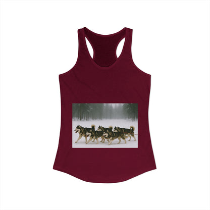 Mush On Women's Racerback Tank