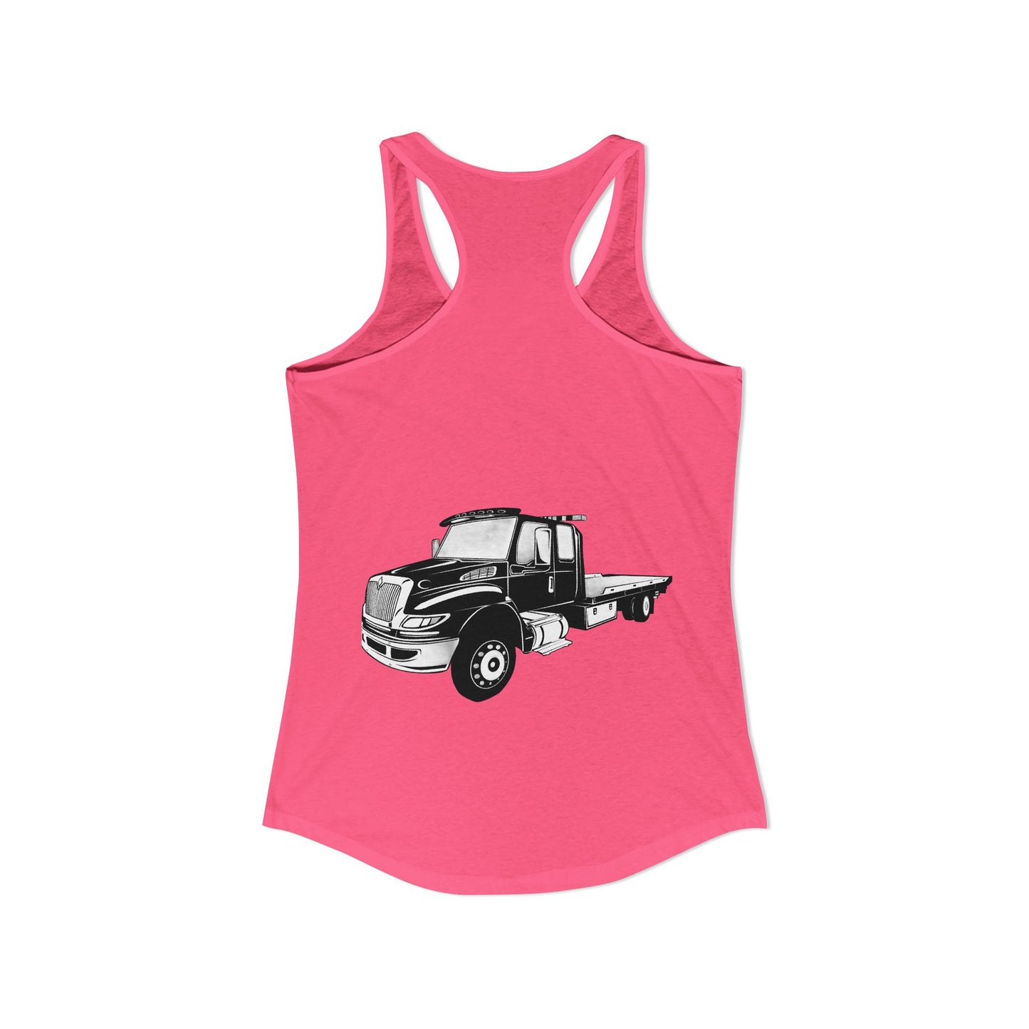 Flatbed Tow Truck Women's Racerback Tank