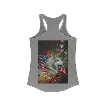 American Malamute Women's Racerback Tank