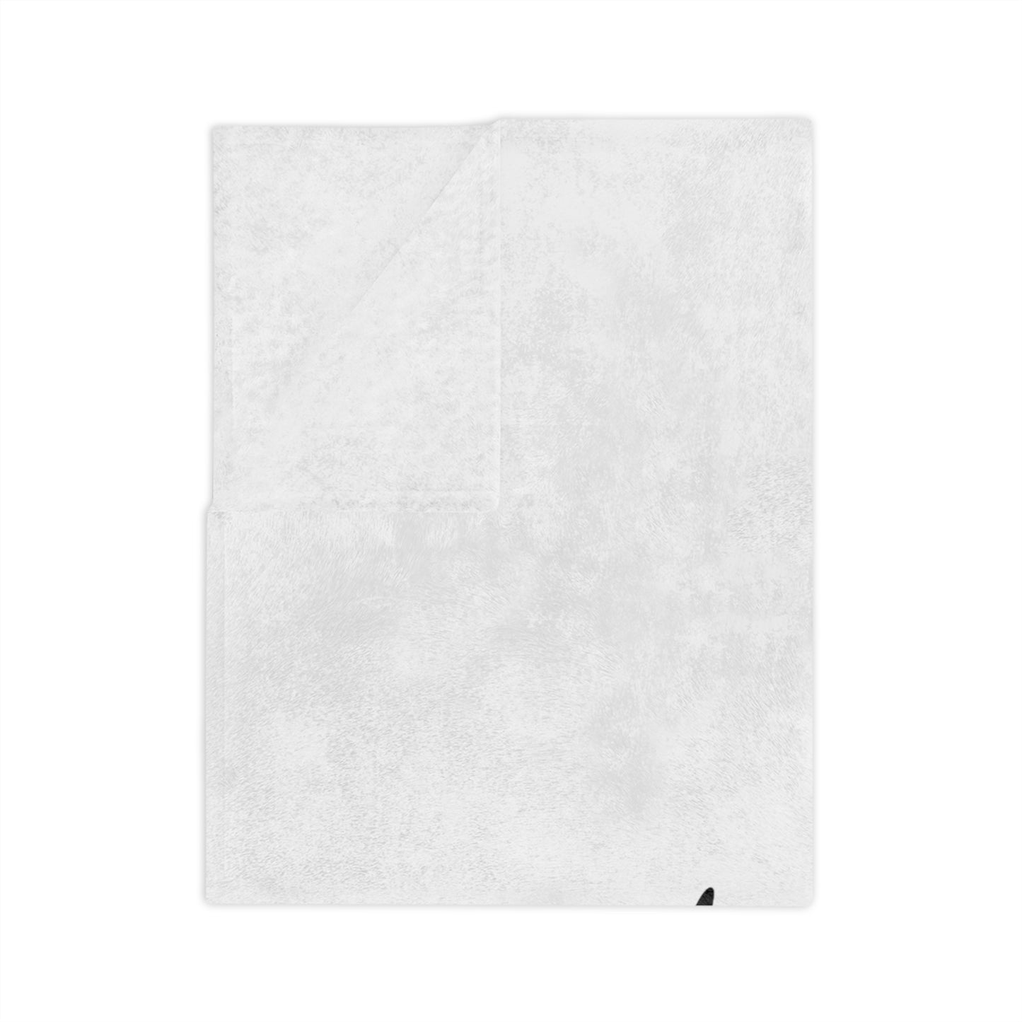 My Heart Beats For Bassets Velveteen Microfiber Blanket