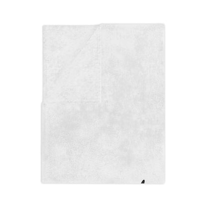 My Heart Beats For Bassets Velveteen Microfiber Blanket