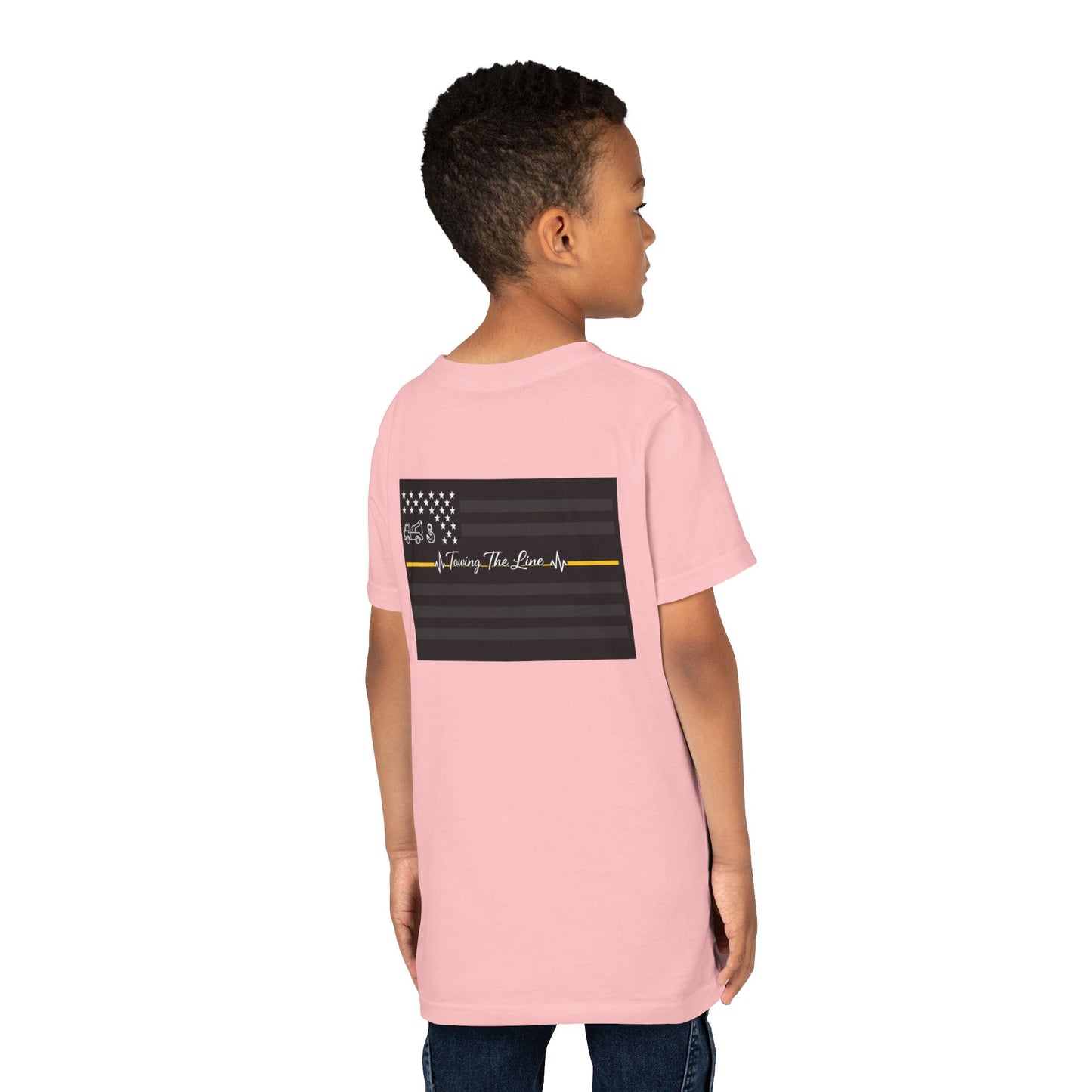 Thin Yellow Line Youth Unisex Short Sleeve Crewneck Tee