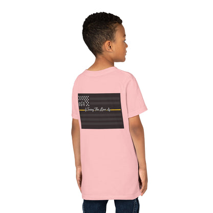 Thin Yellow Line Youth Unisex Short Sleeve Crewneck Tee