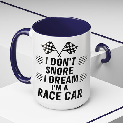 I Don't Snore 2-Tone Coffee Mug