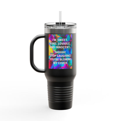 Blowing My Cover Insulated Travel Mug