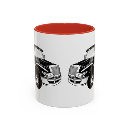 Flatbed Tow Truck 2-Tone Coffee Mug