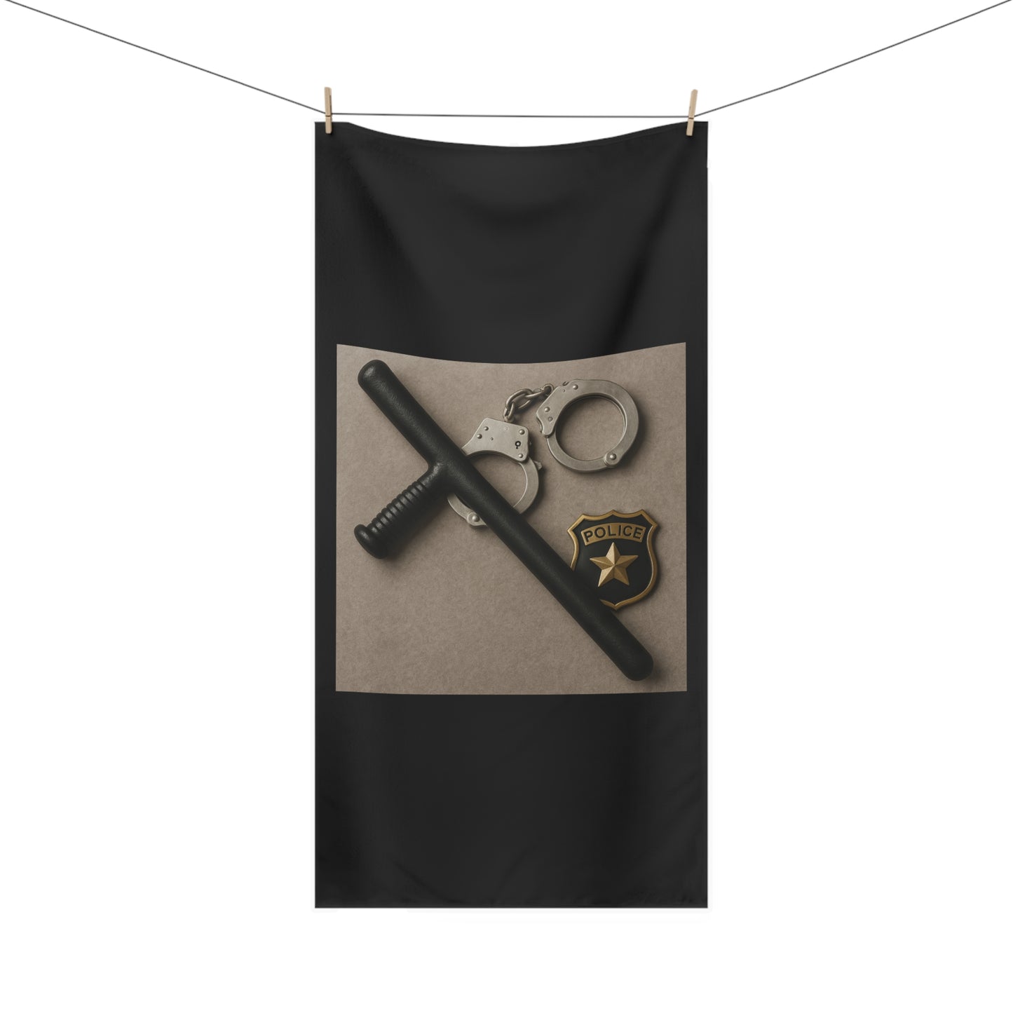 Law Enforcement Appreciation Mink-Cotton  Beach Towel