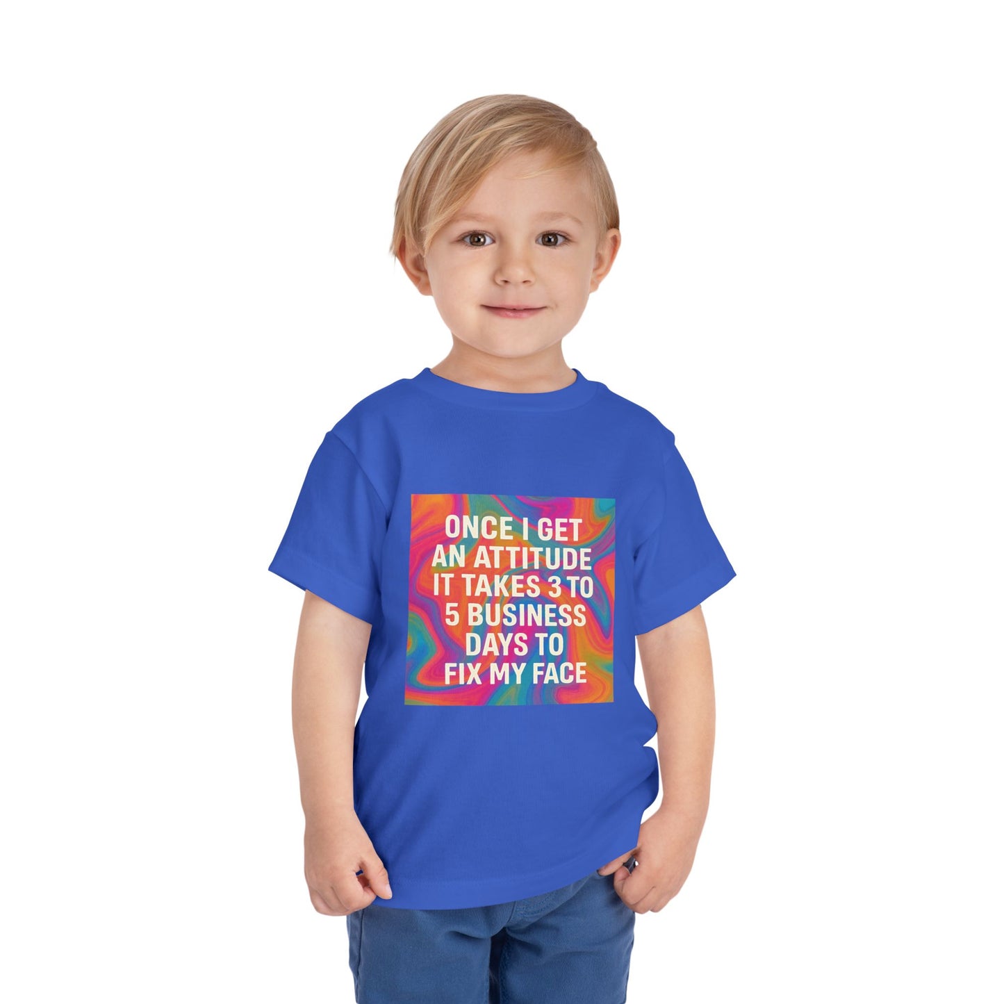 Fix My Face Toddler Unisex Short Sleeve Crewneck Tee