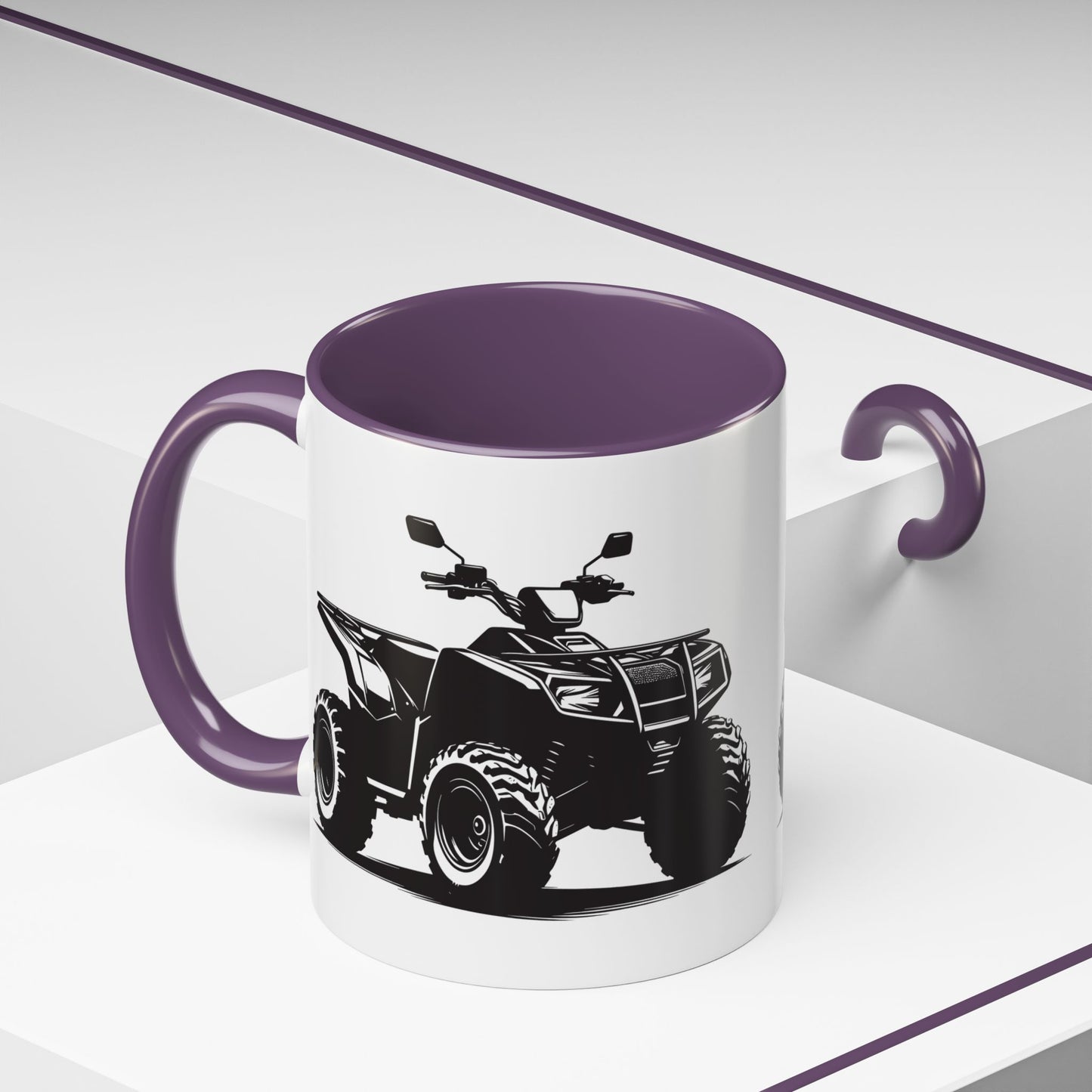 Off The Beaten Path Quad 2-Tone Coffee Mug