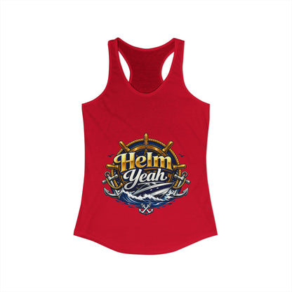 Helm Yeah Women's Racerback Tank