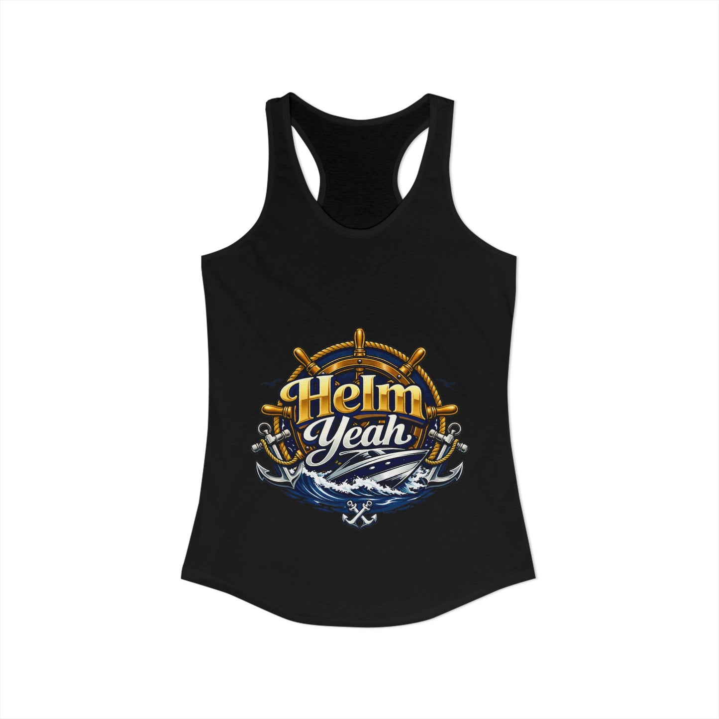 Helm Yeah Women's Racerback Tank