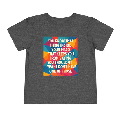 No Filter Toddler Unisex Short Sleeve Crewneck Tee