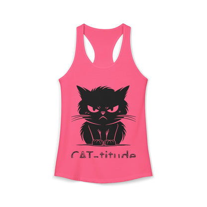 CAT-titude Women's Racerback Tank