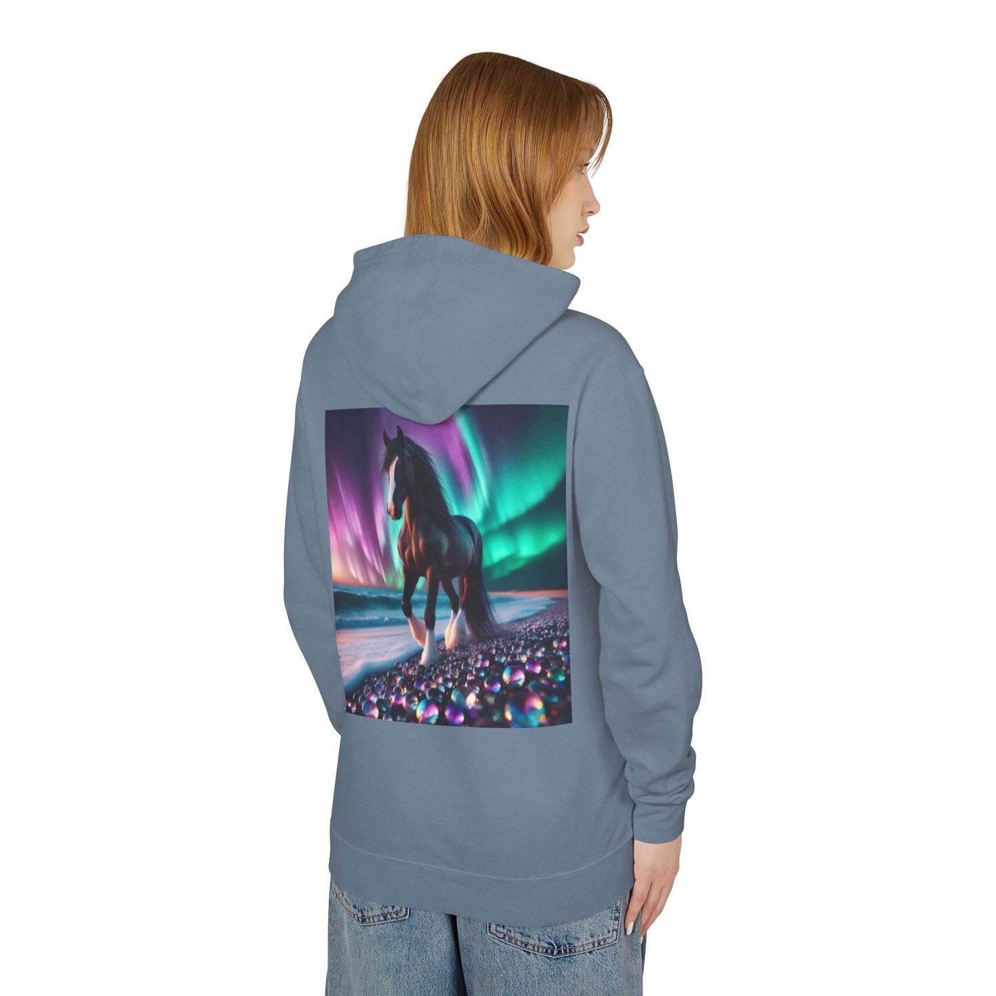 Midnight Magic Unisex Lightweight Hoodie