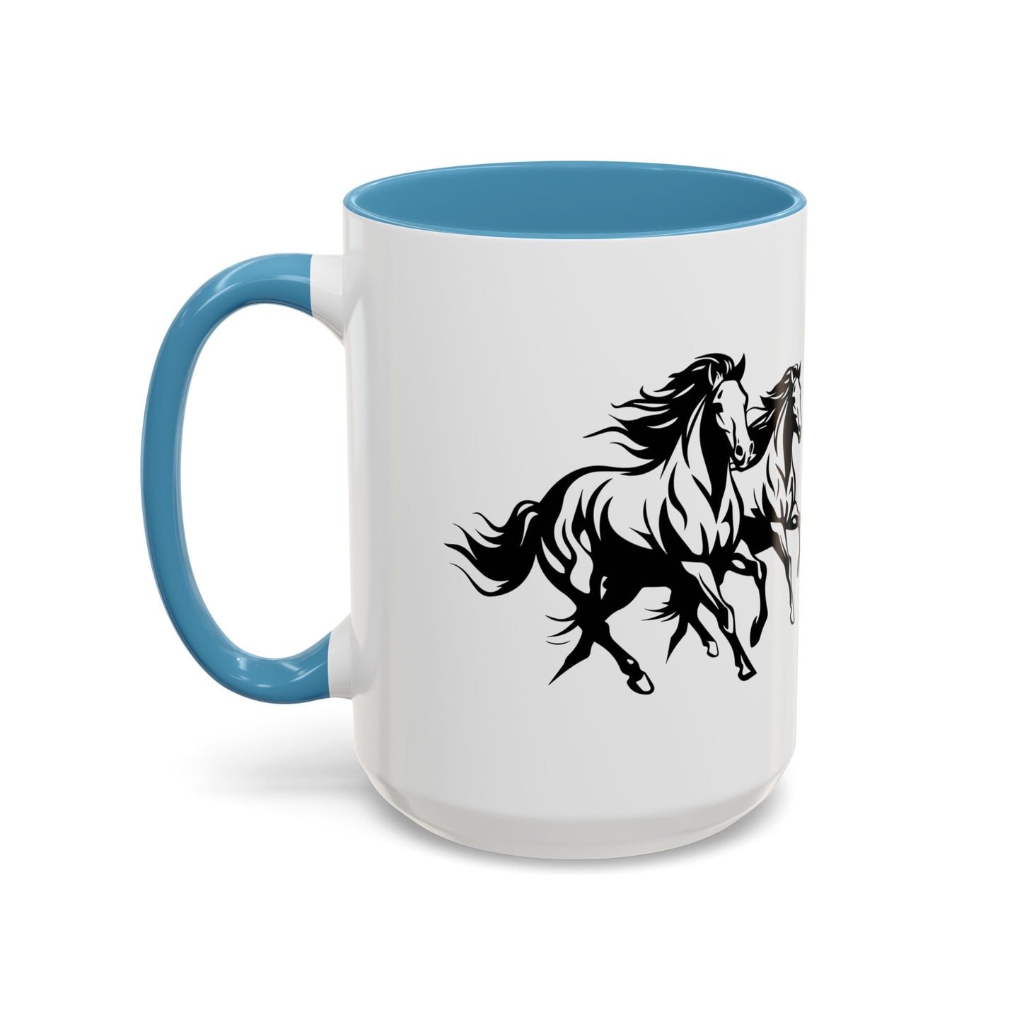 Horsin' Around 2-Tone Coffee Mug