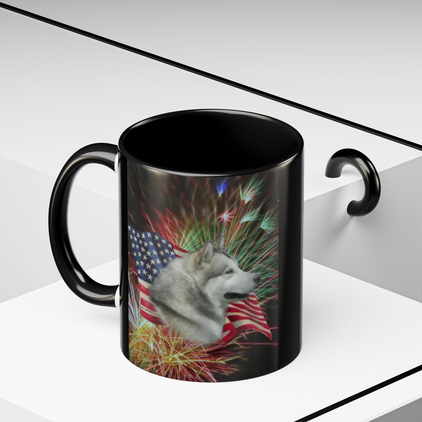 American Malamute 2-Tone Coffee Mug