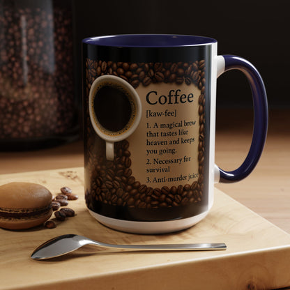 Coffee Definition 2-Tone Coffee Mug