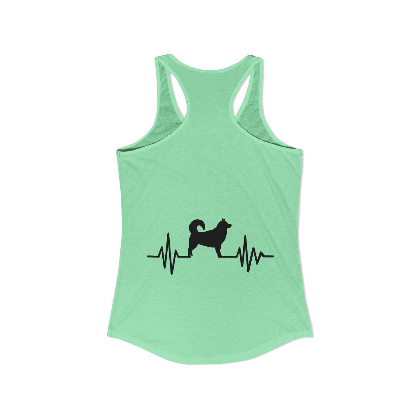 My Heart Beats For Malamutes Women's Racerback Tank