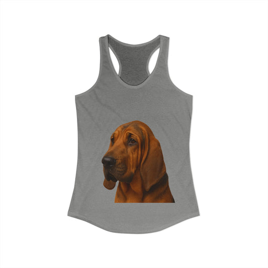 Bloodhound Head Women's Racerback Tank