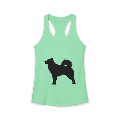 Malamute Silhouette Women's Racerback Tank