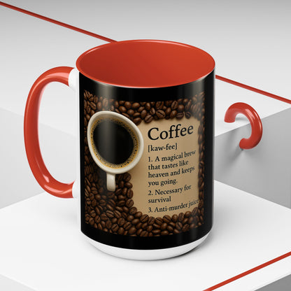 Coffee Definition 2-Tone Coffee Mug