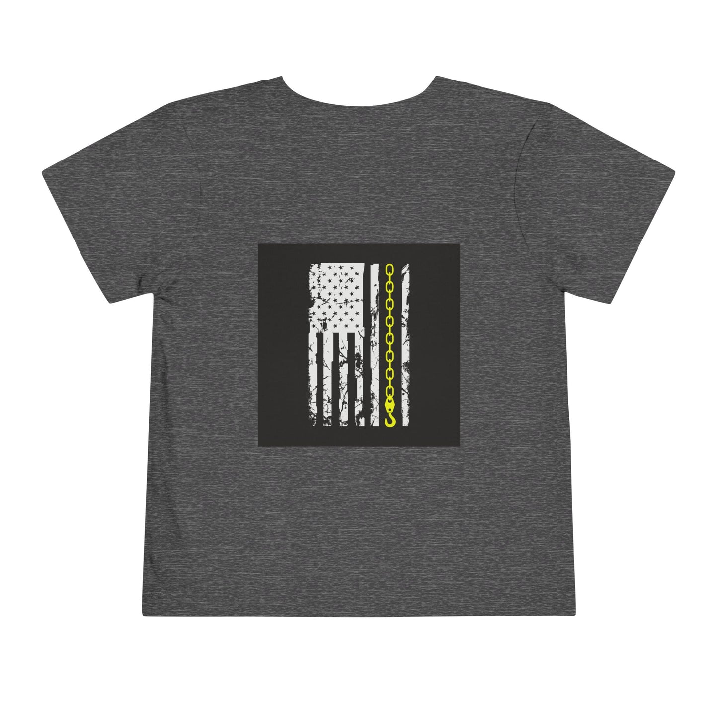 Thin Yellow Line Toddler Unisex Short Sleeve Crewneck Tee