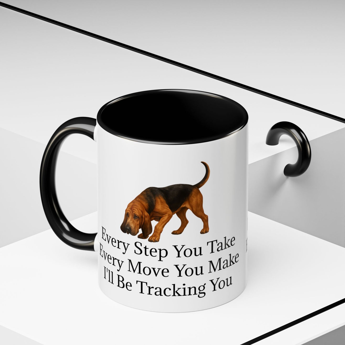 Tracking You 2-Tone Coffee Mug