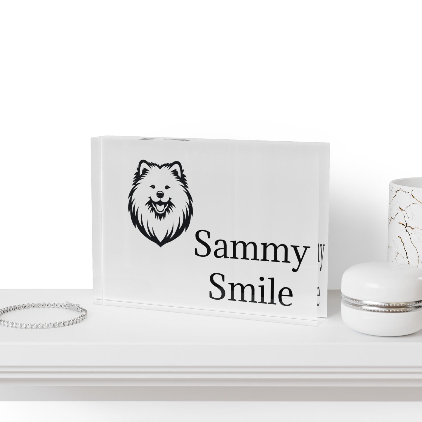 Sammy Smile Acrylic Photo Block