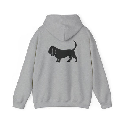 Basset Silhouette Unisex Hoodie