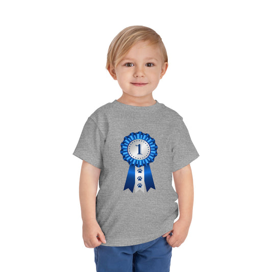 Show Ribbon Toddler Unisex Short Sleeve Crewneck Tee